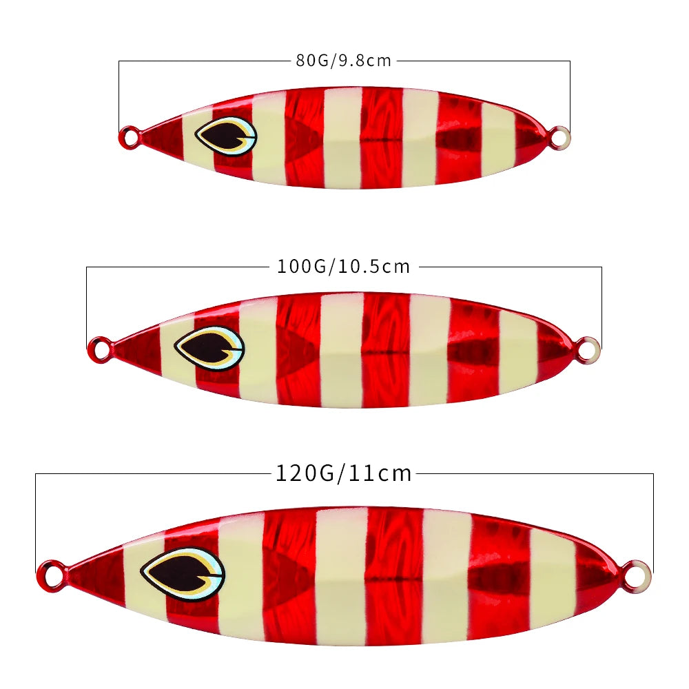 KATUYSHA glowing sea fishing lure seawater jigging lure long throw metal lure boat fishing bait