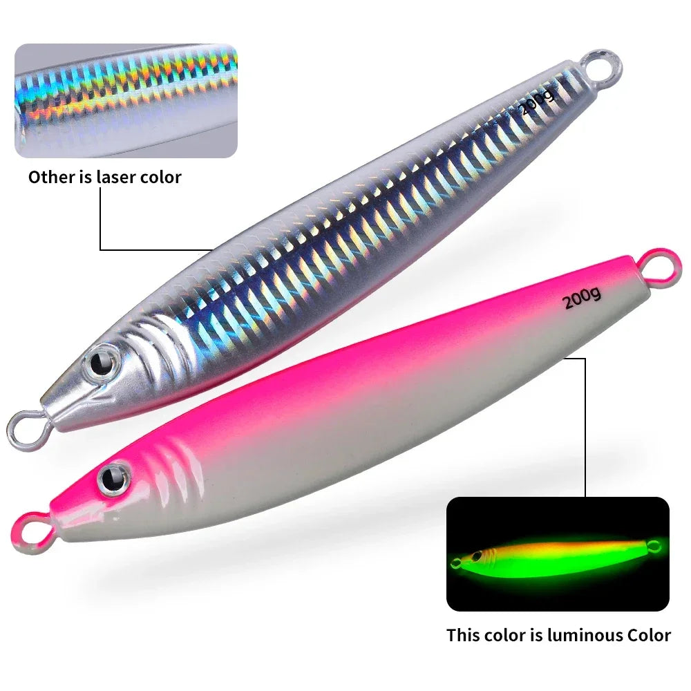 KATUYSHA Metal Jig Fishing Lure Cast Hook Swimbait 3D Laser Wobbler Pike Spoon Carp Spinner Sea Tackle Kit Pesca Artificial Bait