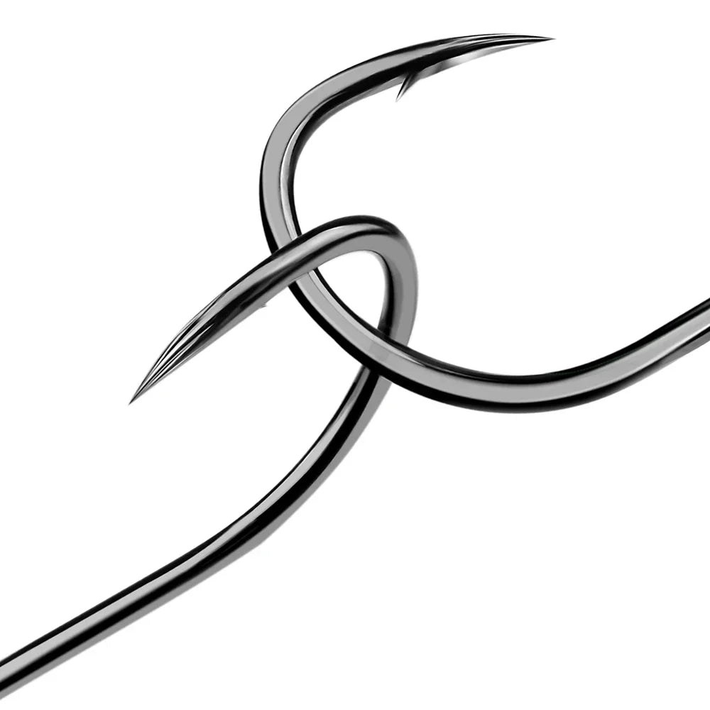 KATUYSHA 1Pcs/lot High Carbon Steel Jig Fishing Hook - Corrosion-Resistant Barbed for Wholesale