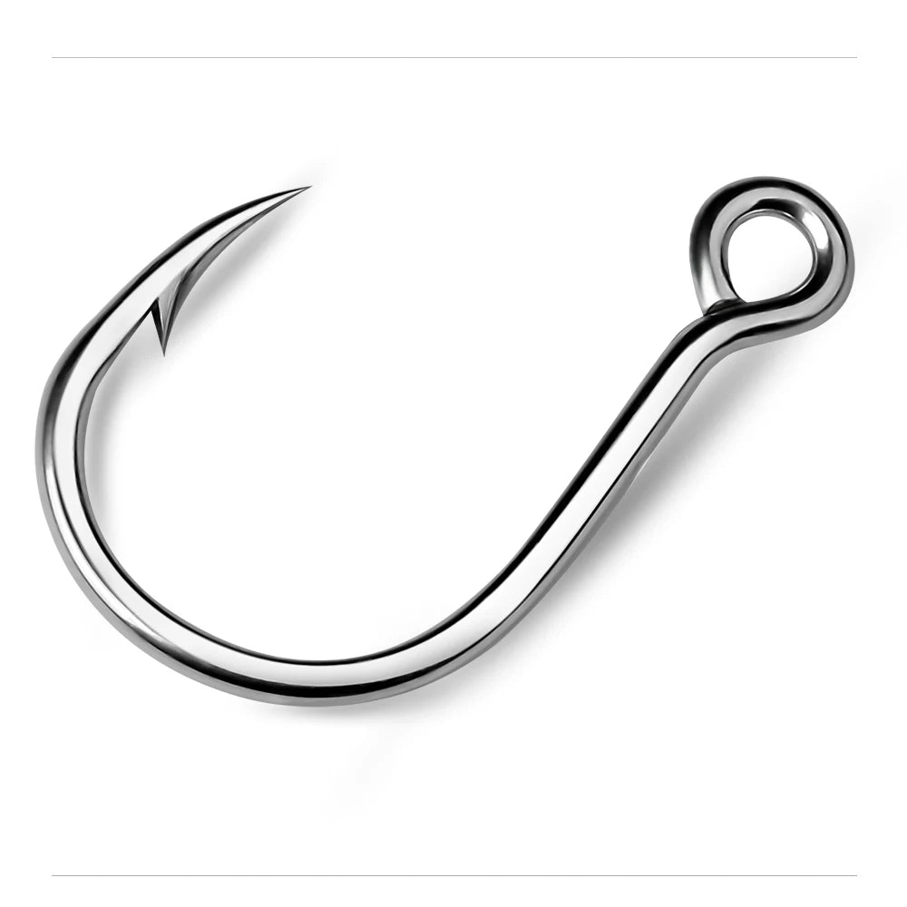 KATUYSHA Wholesale Jig Fishing Hooks - High Carbon Steel Barbed with Quick-Release Bait Clip