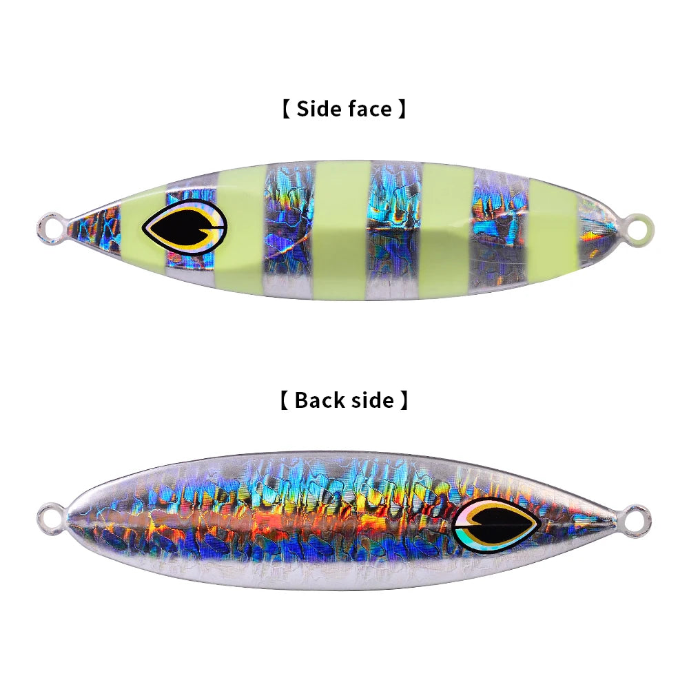 KATUYSHA glowing sea fishing lure seawater jigging lure long throw metal lure boat fishing bait