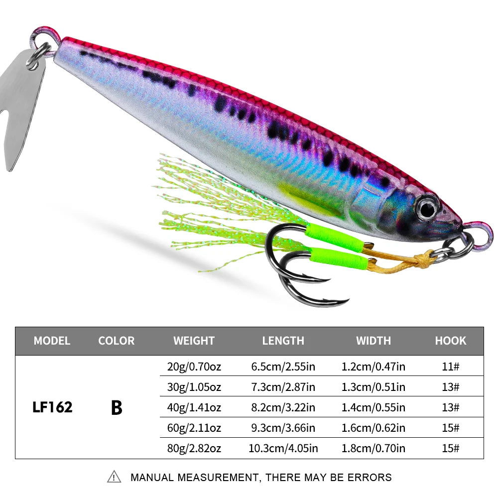 KATUYSHA Metal Jig Fishing Lure Swimbait Spinner Sea Tackle Kit Pesca Artificial Bait Cast 3D Laser Wobbler Pike Spoon Carp Hook