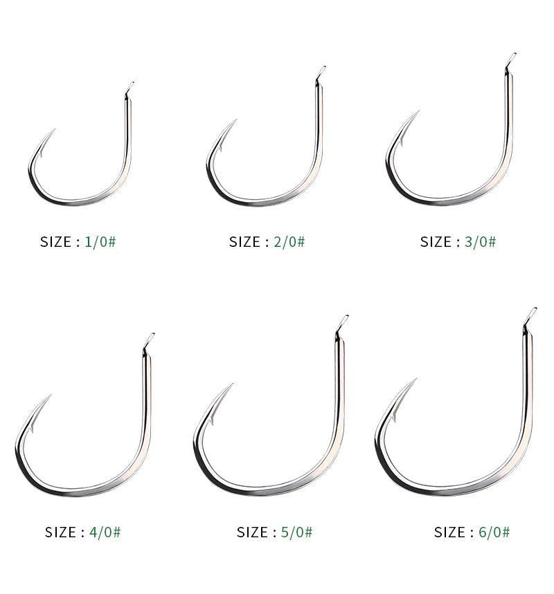 KATUYSHA High Carbon Steel Jig Fishing Hook - Wholesale for Commercial Fishermen