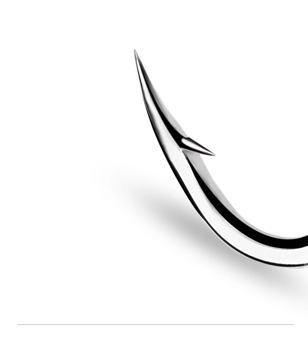 KATUYSHA Wholesale Barbed Jig Hooks - High Carbon Steel Offset Bend for Deep Hooking