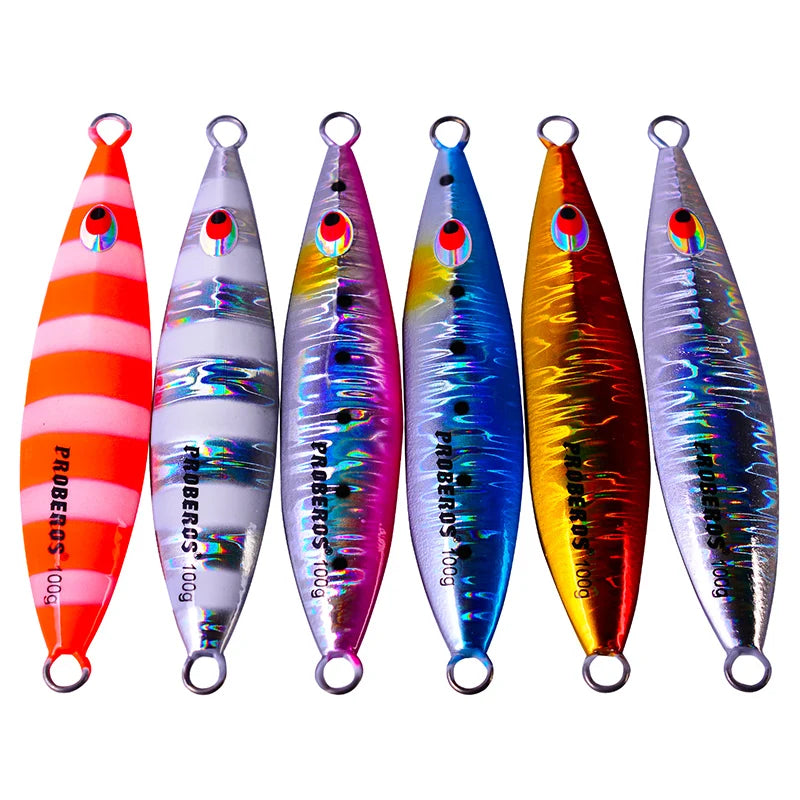 KATUYSHA 40g-60g-80g-100gGlowing Sea Fishing Lure Long Throw Metal Lure Boat Fishing Bait Seawater Jigging Lure