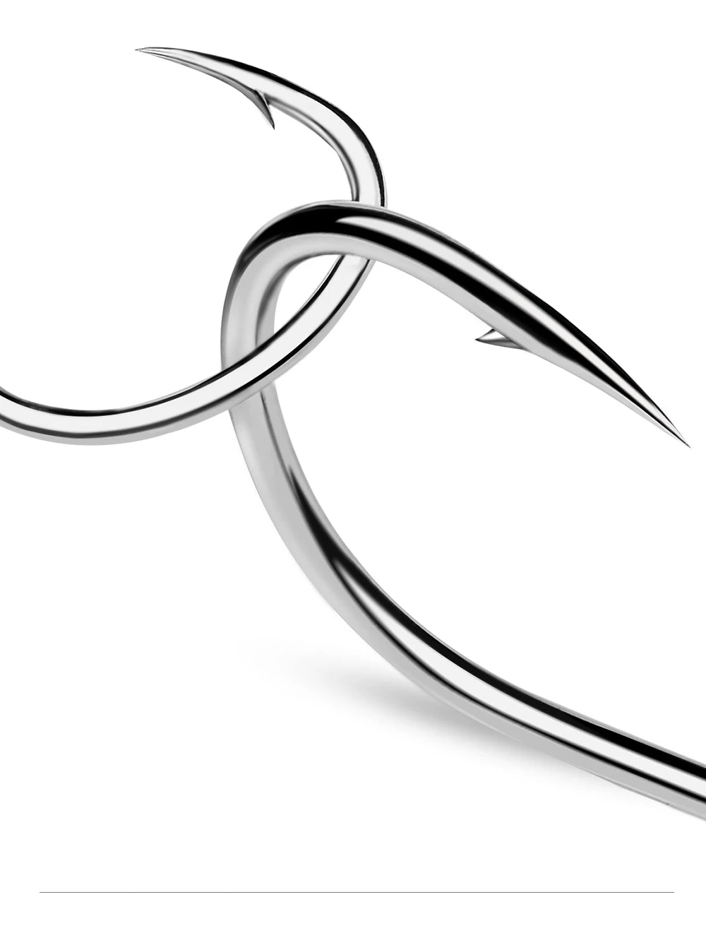 KATUYSHA Wholesale Barbed Jig Hooks - High Carbon Steel Offset Bend for Deep Hooking