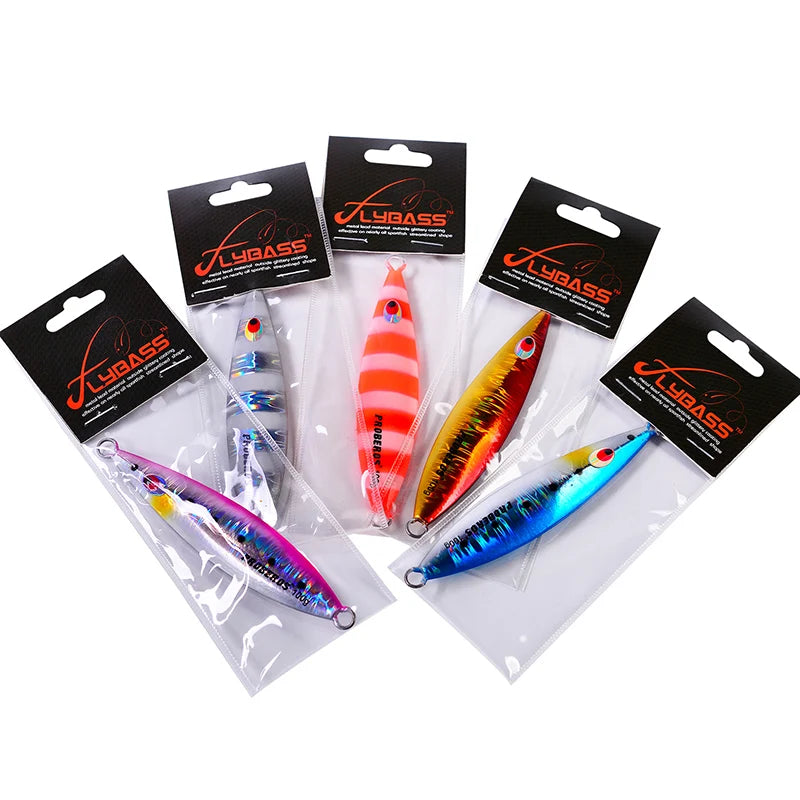 KATUYSHA 40g-60g-80g-100gGlowing Sea Fishing Lure Long Throw Metal Lure Boat Fishing Bait Seawater Jigging Lure