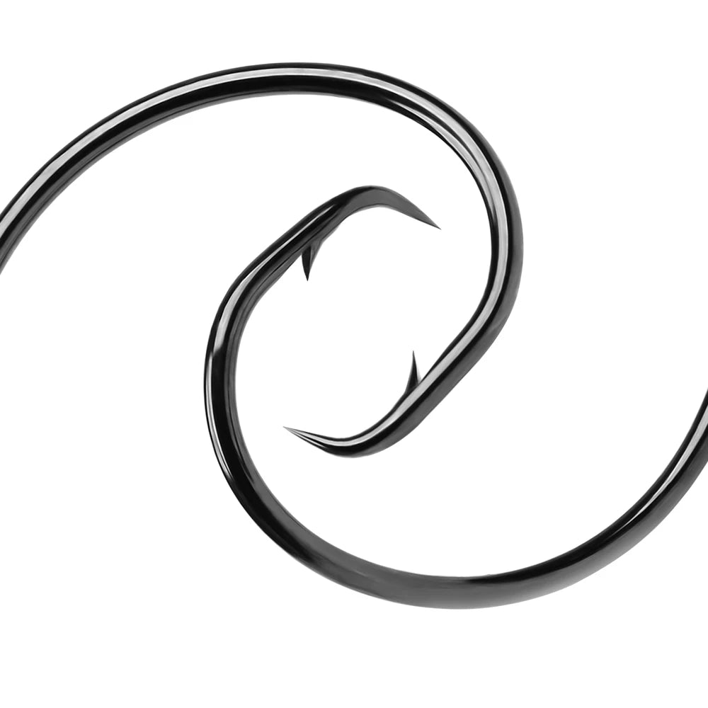KATUYSHA 4#-7/0# Wholesale Anti-Rust Jig Hooks - High Carbon Steel with Fast Penetration Micro-Serrated Tip