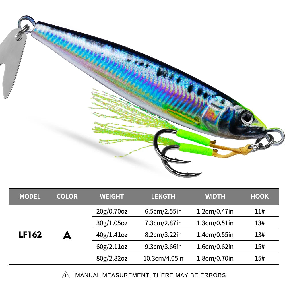 KATUYSHA Metal Jig Fishing Lure Swimbait Spinner Sea Tackle Kit Pesca Artificial Bait Cast 3D Laser Wobbler Pike Spoon Carp Hook