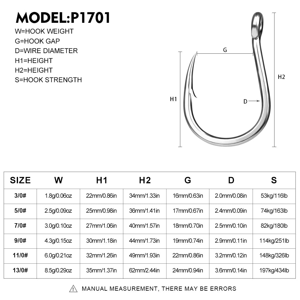 KATUYSHA Jig Fishing Hook High Carbon Steel - Barbed with Hydrophilic Coating for Faster Sinking