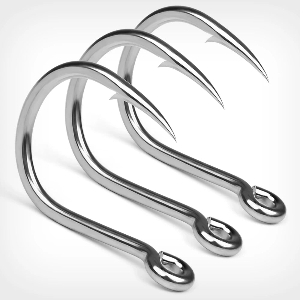 KATUYSHA Jig Fishing Hook High Carbon Steel - Barbed with Hydrophilic Coating for Faster Sinking