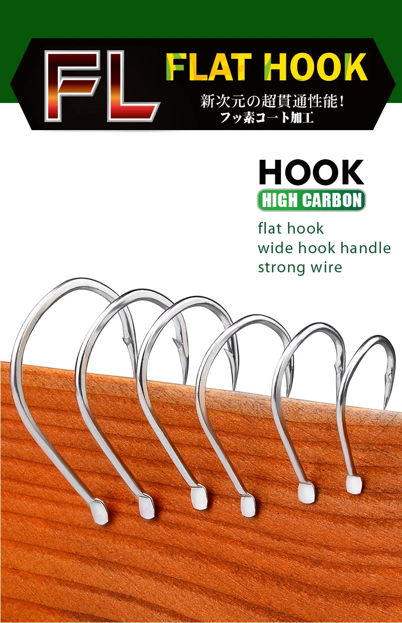 KATUYSHA High Carbon Steel Jig Fishing Hook - Wholesale for Commercial Fishermen