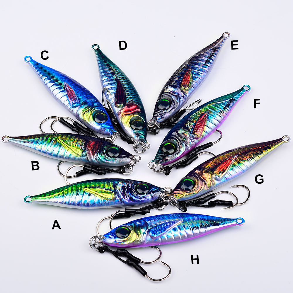 KATUYSHA 1PCS Sea Fishing Jigs Bait 80G-200G Metal Jigging Lure Artificial Hard Wobbler Sinking Fishing Isca Bass Fishing Tackle