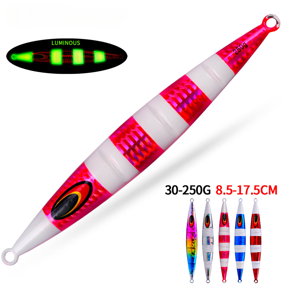 KATUYSHA 1PCS Slow Cast Jigging Bait 30-60-100-150-200-250g Metal Jigs Fishing Lures Artificial Hard Wobbler Bass Fishing Tackle