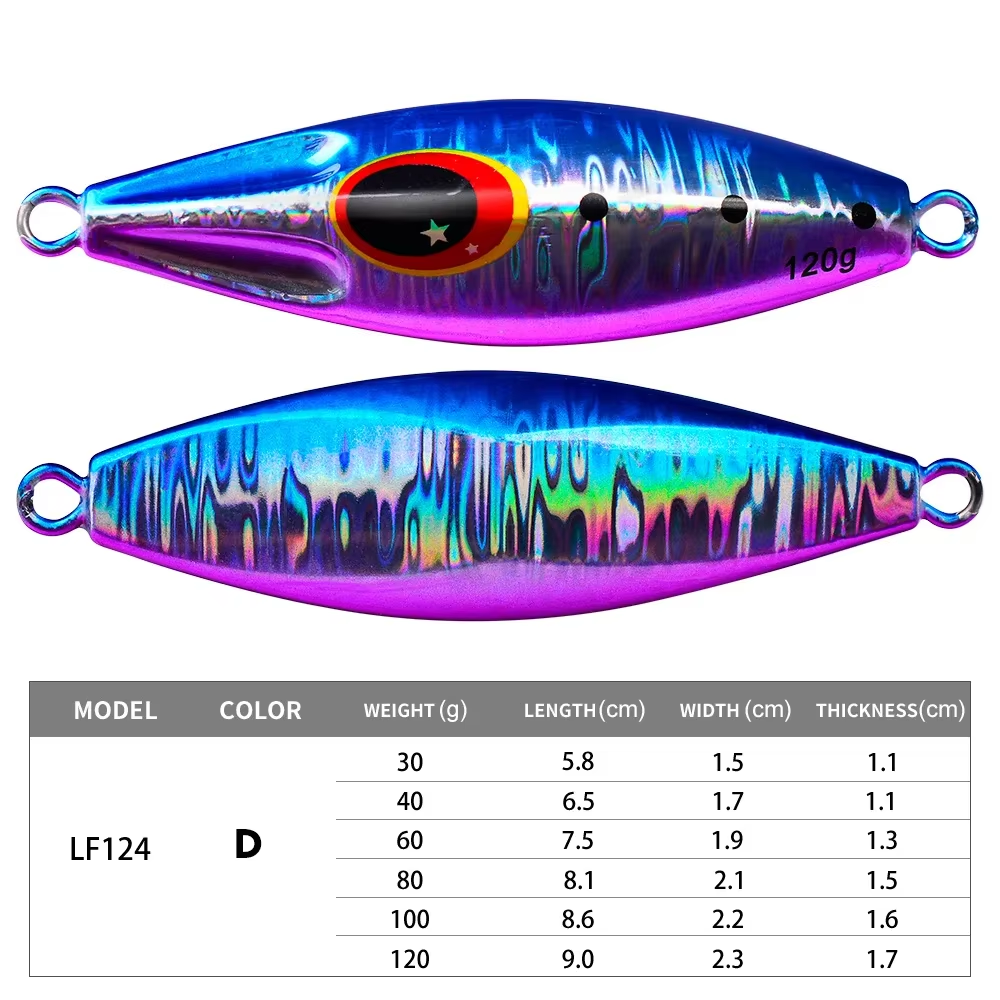 KATUYSHA Metal Jigs Lures 30g-40g-60g-80g-100g-120g Trolling Saltwater Vertical Fishing Jigging Bait Long Casting Hard cebos