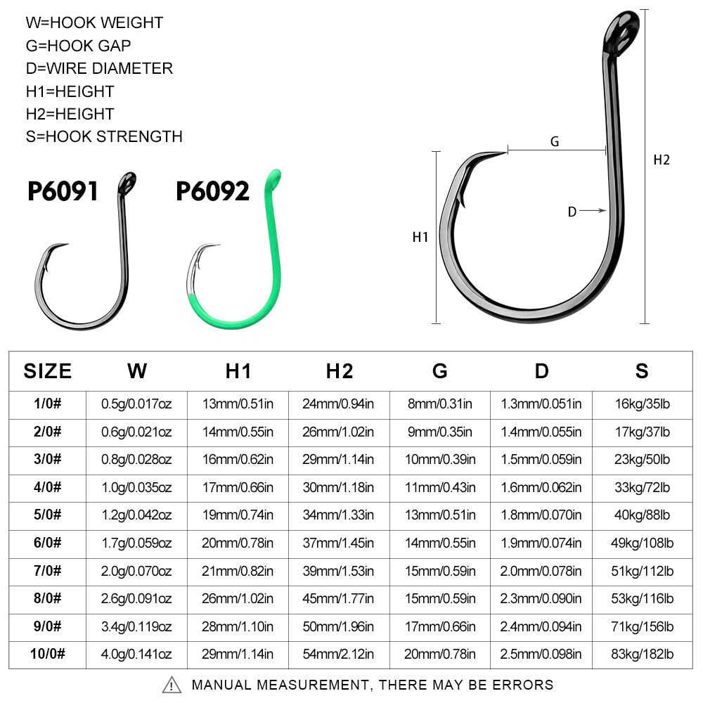 KATUYSHA Bulk Barbed Jig Fishing Hooks - High Carbon Steel with Pressure-Sensitive Bend