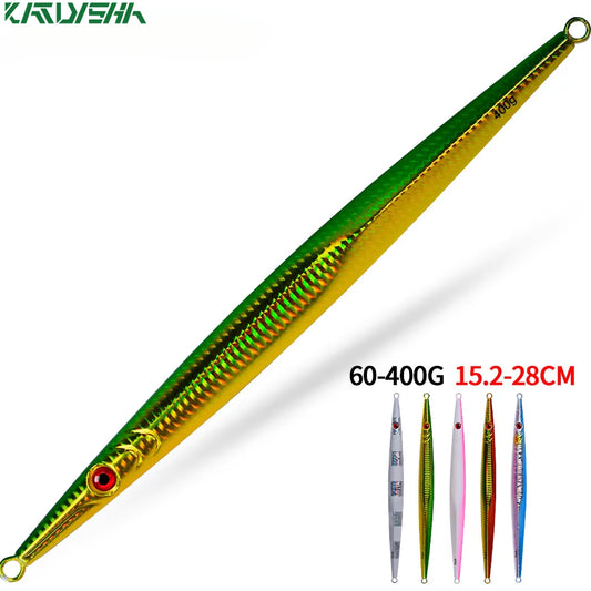KATUYSHA   160G-200G-250G-300G-400G Glowing Sea Fishing Lure Long Throw Metal Lure Boat Fishing Bait Seawater Jigging Lure