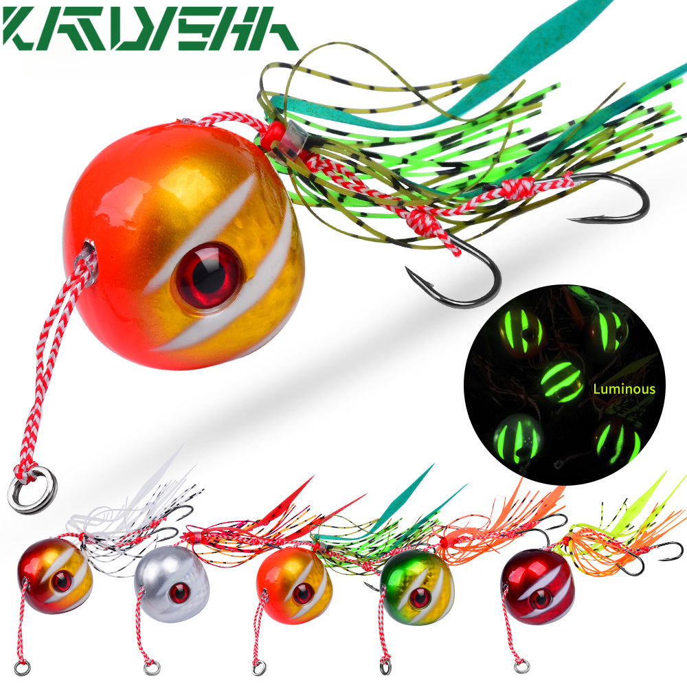 KATUYSHA Metal Jig Fishing Lure Cast Hook Pesca Artificial Bait Swimbait 3D Laser Wobbler Pike Spoon Carp Spinner Sea Tackle Kit