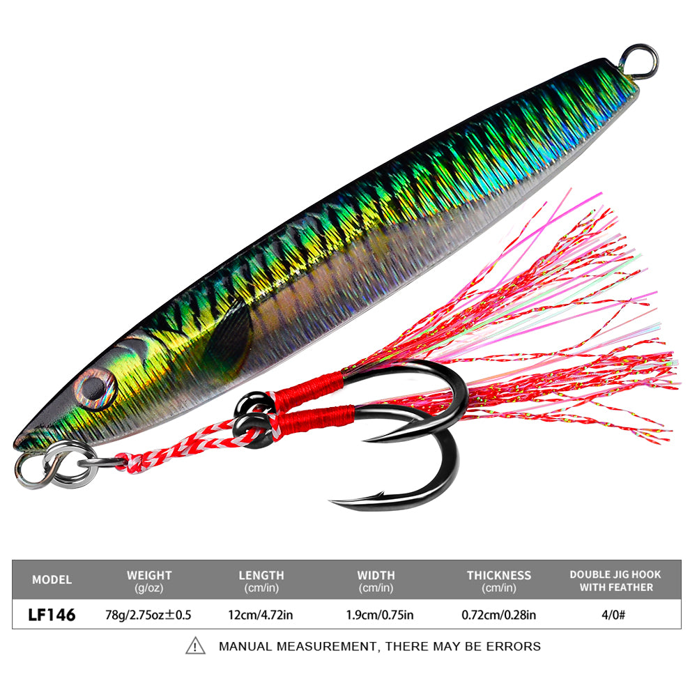 KATUYSHA Metal Jig Fishing Lure Cast Hook Swimbait 3D Laser Wobbler Pike Spoon Carp Spinner Sea Tackle Kit Pesca Artificial Bait