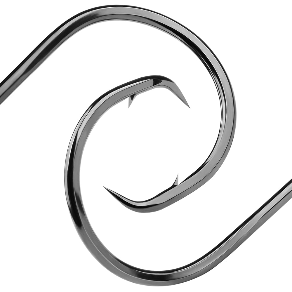 KATUYSHA Bulk Barbed Jig Fishing Hooks - High Carbon Steel with Pressure-Sensitive Bend