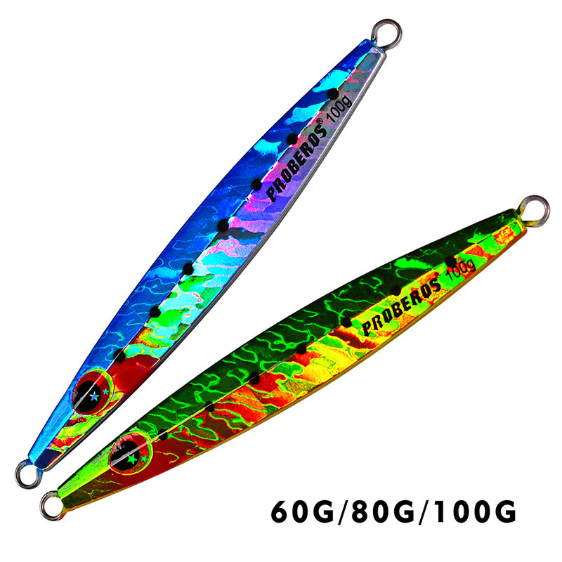 KATUYSHA 60g-80g-100gGlowing Sea Fishing Lure Long Throw Metal Lure Seawater Jigging Lure Boat Fishing Bait
