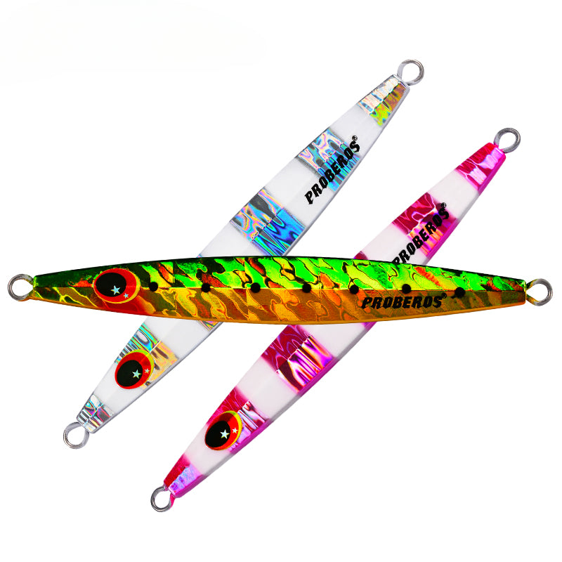 KATUYSHA 60g-80g-100gGlowing Sea Fishing Lure Long Throw Metal Lure Seawater Jigging Lure Boat Fishing Bait