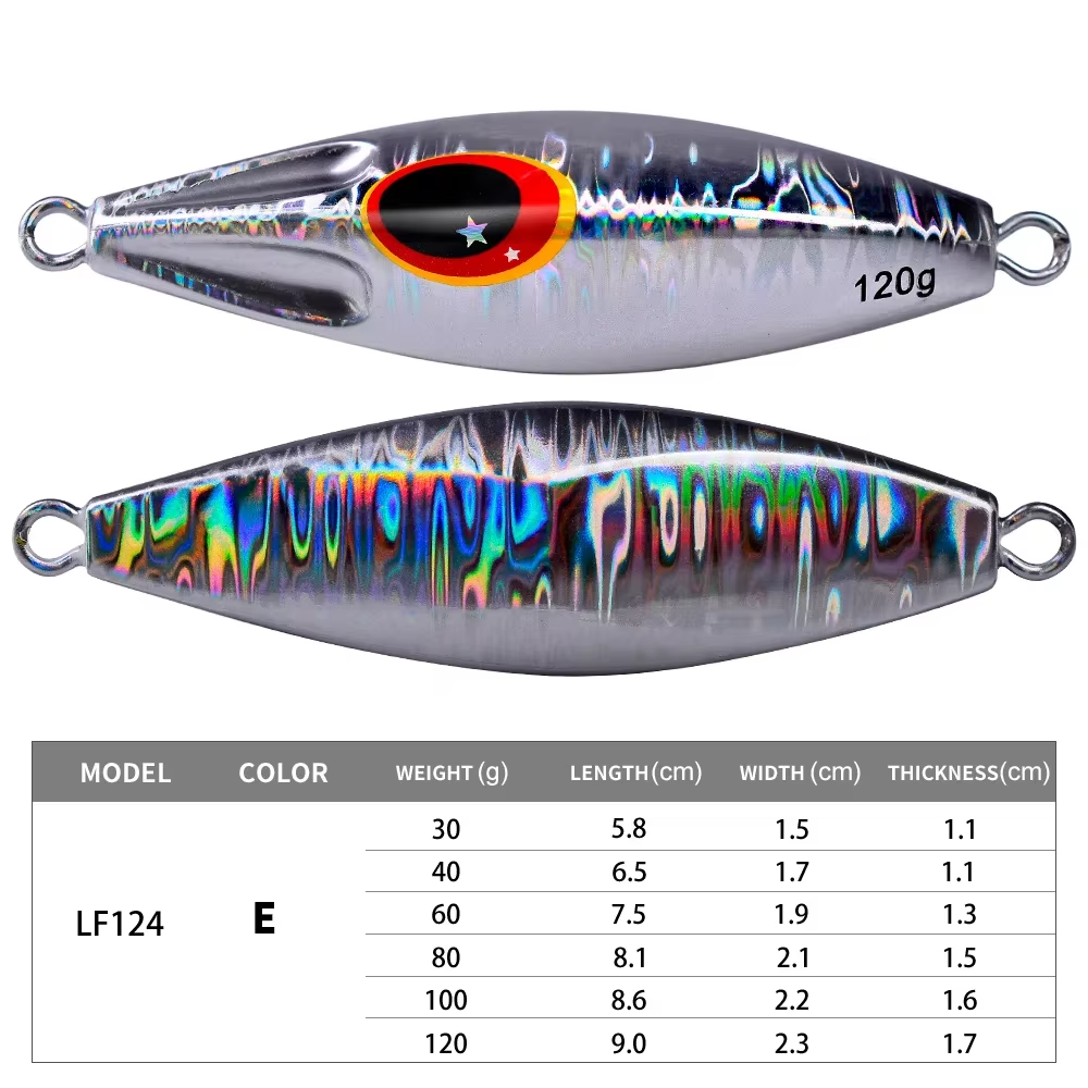 KATUYSHA Metal Jigs Lures 30g-40g-60g-80g-100g-120g Trolling Saltwater Vertical Fishing Jigging Bait Long Casting Hard cebos