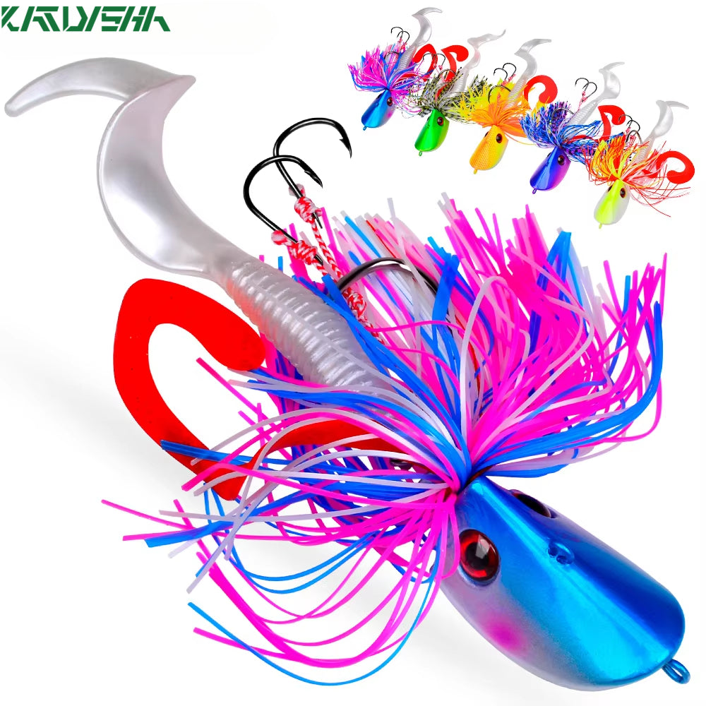 KATUYSHA Metal Jig Fishing Lure Swimbait 3D Laser Wobbler Pike Spoon Carp Spinner Sea Tackle Kit Cast Hook Pesca Artificial Bait