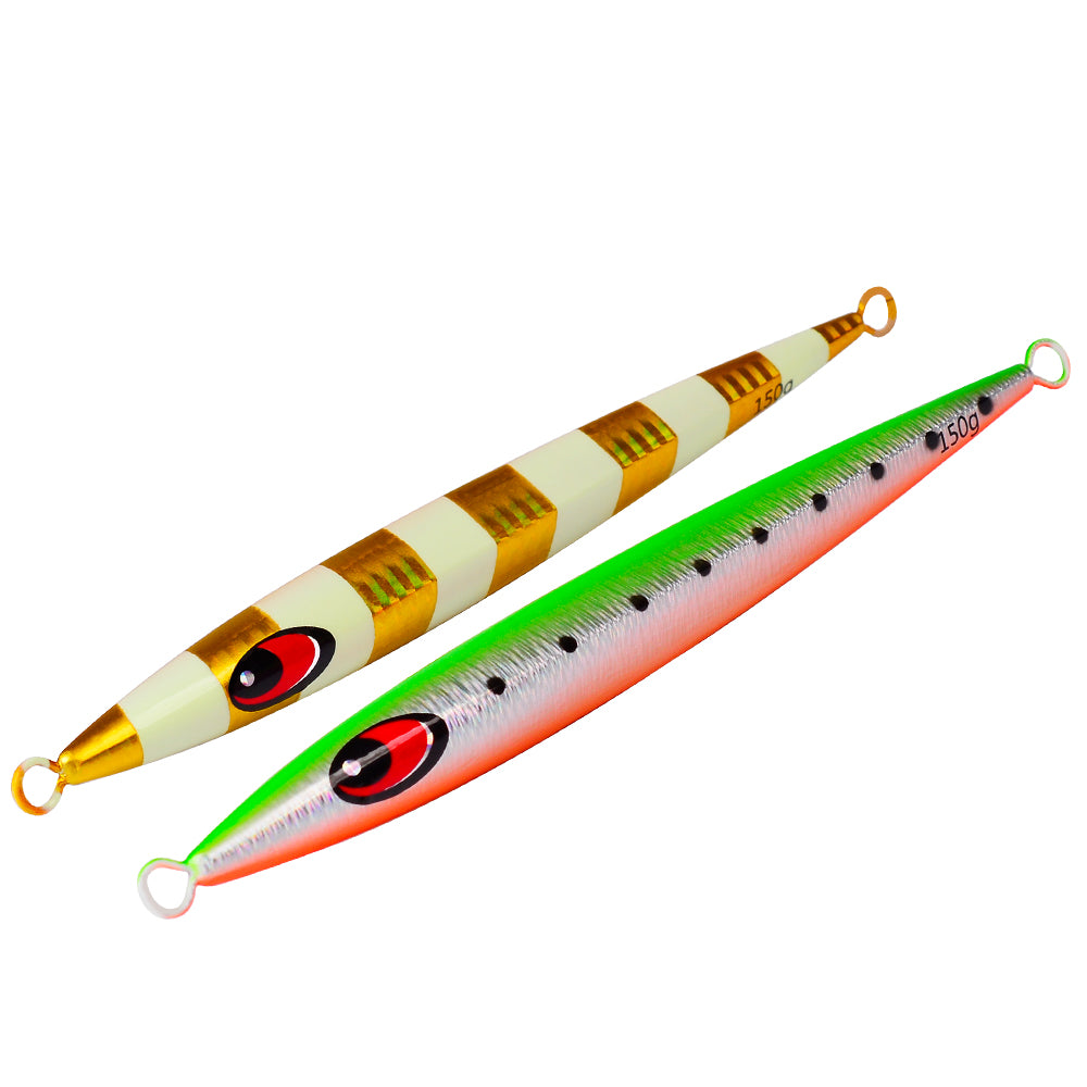KATUYSHA 150g-200g-250g Long Throw Metal Lure Seawater Jigging Lure Glowing Sea Fishing Lure Boat Fishing Bait