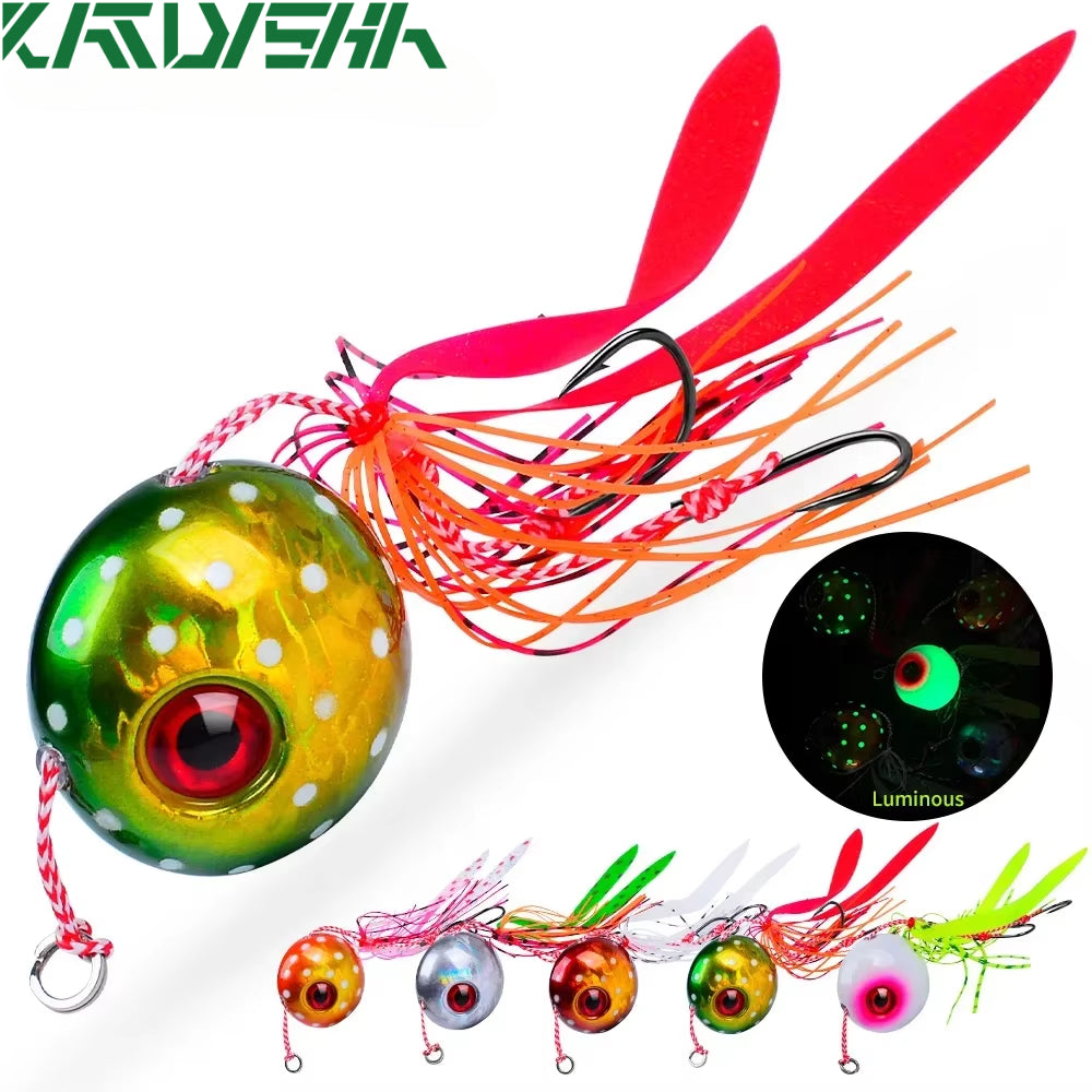 KATUYSHA Metal Jig Fishing Lure Cast Hook Pesca Artificial Bait Swimbait 3D Laser Wobbler Pike Spoon Carp Spinner Sea Tackle Kit