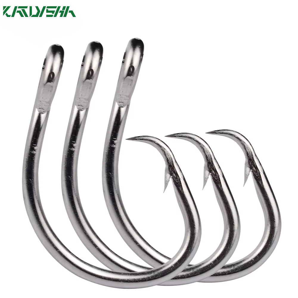 KATUYSHA Wholesale Stainless Steel Tuna Swordfish Hooks - 4X Reinforcement Corrosion-Resistant Multi-Scenario