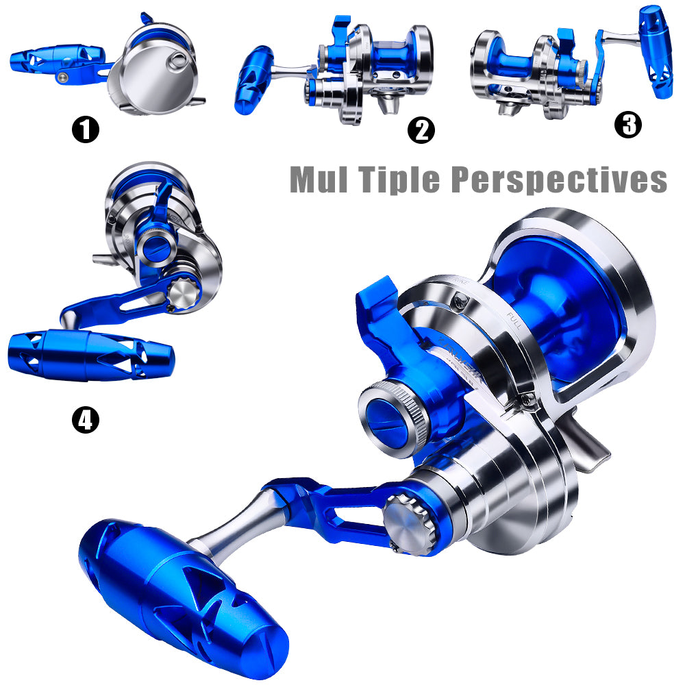 KATUYSHA JN08-JN10 Series Jigging Reels - 40KG/25KG Max Drag Fishing Reels for Trolling