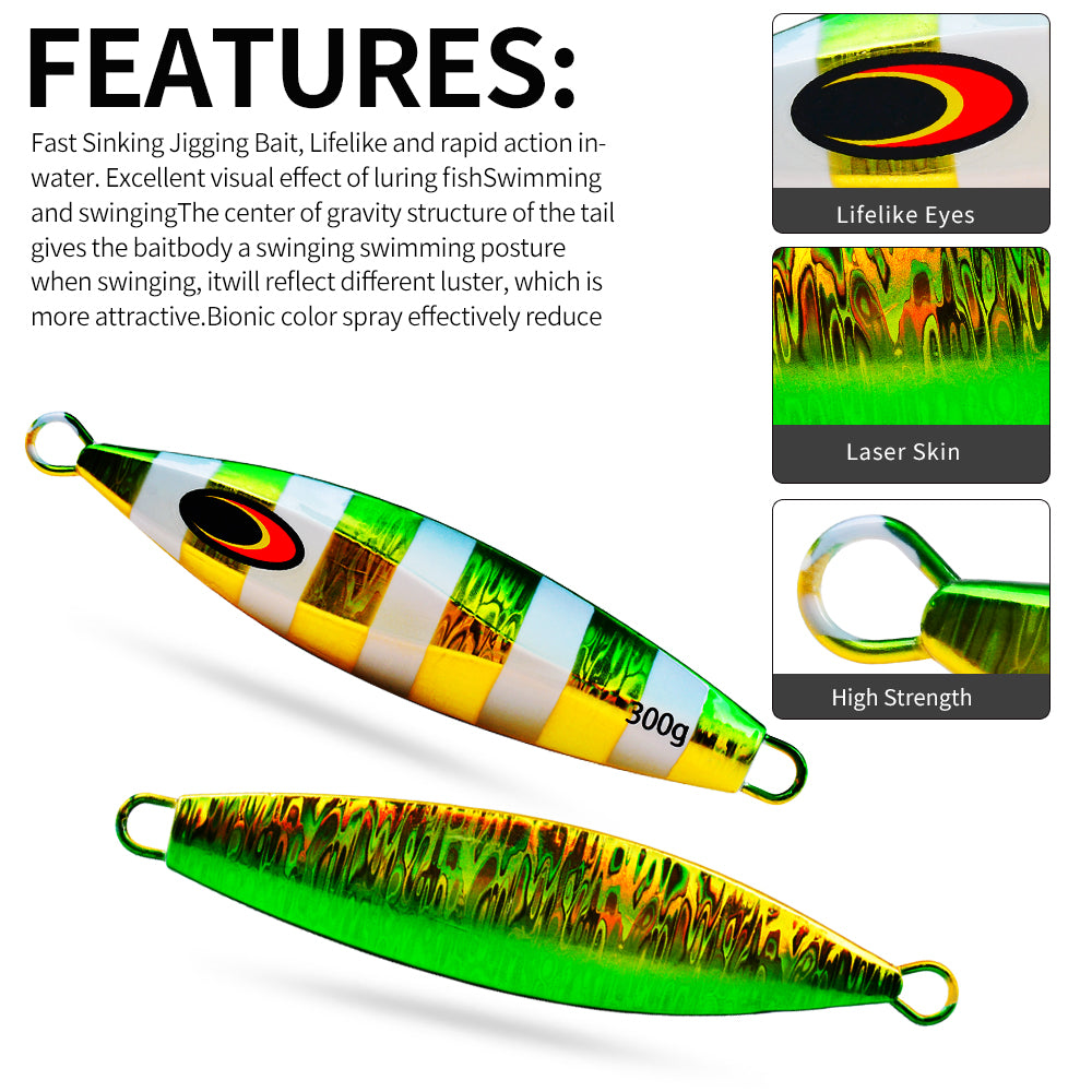KATUYSHA  Metal Jig Fishing Lure Swimbait Spinner Sea Tackle Kit Pesca Artificial Bait Cast 3D Laser Wobbler Pike Spoon Carp Hook