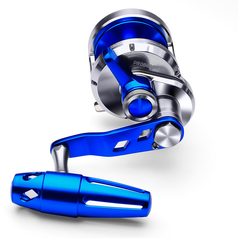 KATUYSHA PJG Jigging Reel Aluminum Alloy Jig Reel Zero Gap Smooth Drag Pre - Spooled PE Line Jigging Reel 300/400 Series Fishing Tackle