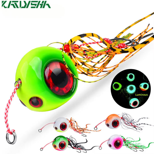 KATUYSHA Metal Jig Fishing Lure Cast Hook Pesca Artificial Bait Swimbait 3D Laser Wobbler Pike Spoon Carp Spinner Sea Tackle Kit