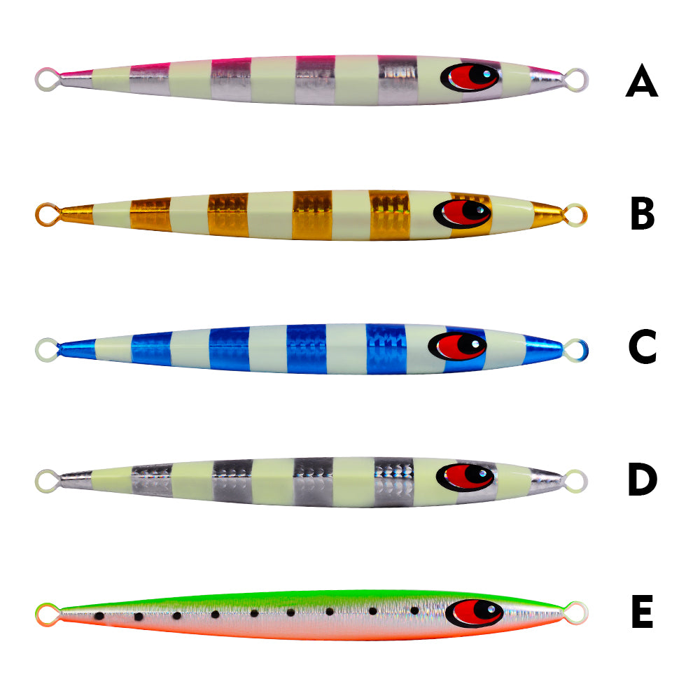 KATUYSHA 150g-200g-250g Long Throw Metal Lure Seawater Jigging Lure Glowing Sea Fishing Lure Boat Fishing Bait