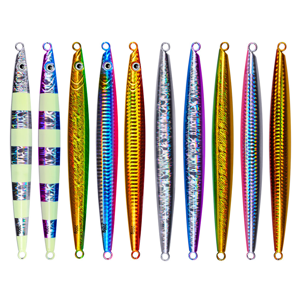 KATUYSHA  1PC Metal Fishing Lure 100g-200g Artificial Jigging Baits Sinking Hard Jig Wobblers Trolling Swimbait Fishing Tackle