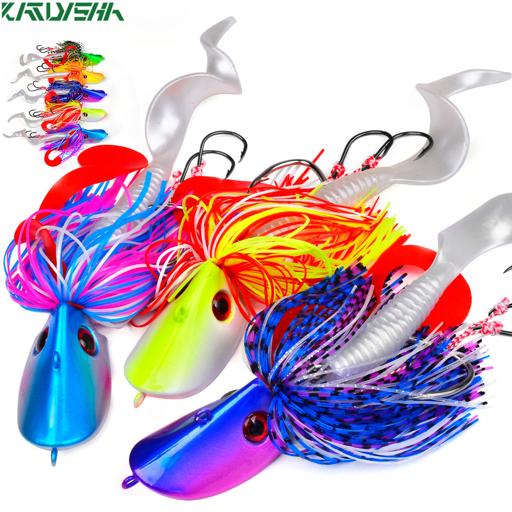 KATUYSHA Metal Jig Fishing Lure Swimbait 3D Laser Wobbler Pike Spoon Carp Spinner Sea Tackle Kit Cast Hook Pesca Artificial Bait