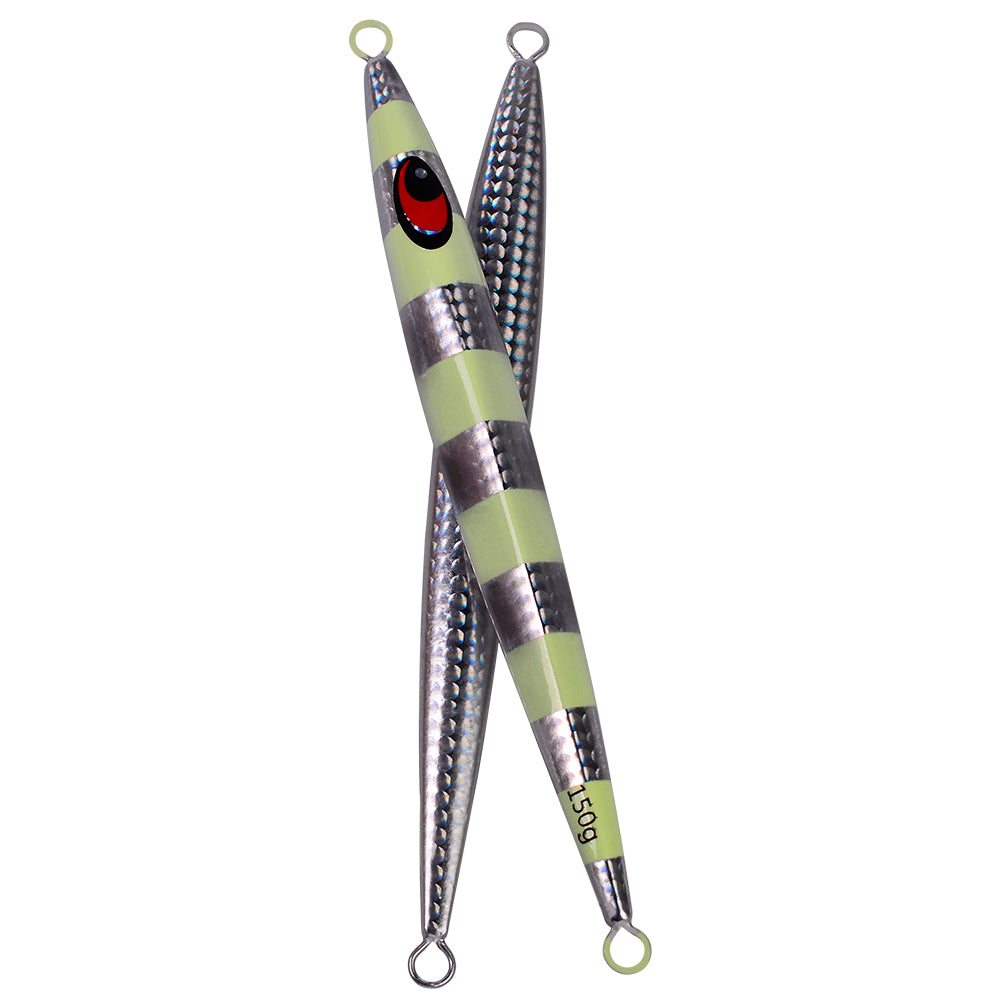 KATUYSHA 150g-200g-250g Long Throw Metal Lure Seawater Jigging Lure Glowing Sea Fishing Lure Boat Fishing Bait
