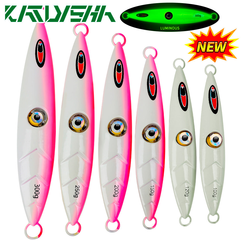 KATUYSHA Metal Jig Fishing Lure Pesca Artificial Bait Swimbait Spinner Cast 3D Laser Wobbler Pike Spoon Carp Hook Sea Tackle Kit