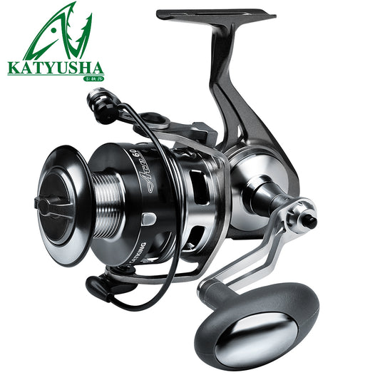 KATYUSHA  ACE Spinning Reel, 11+1/5+1/4+1BB, 5.1:1/4.9:1 Gear Ratio, 6kg-14kg Max Drag CNC Aluminum , Left/Right Interchangeable Handle