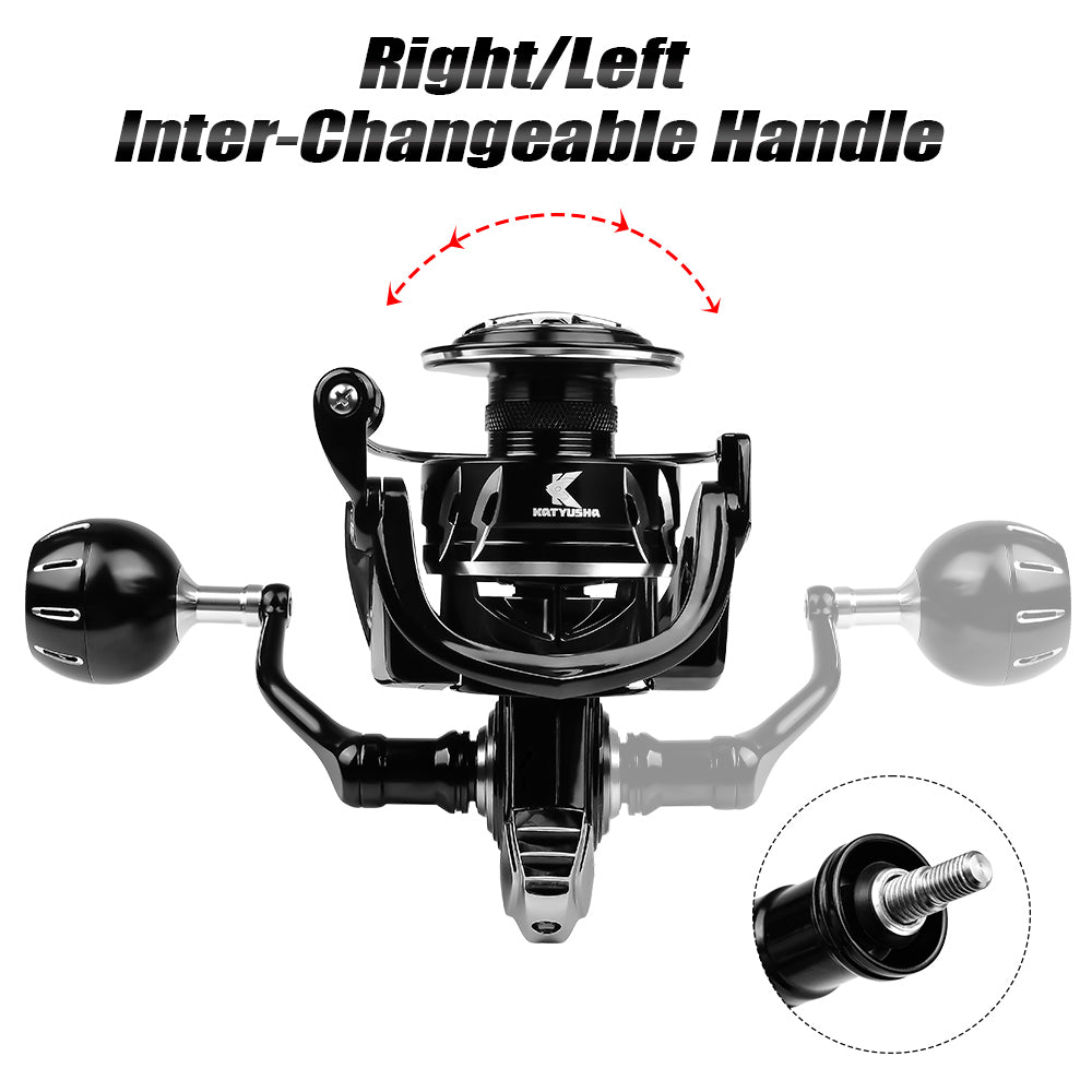 KATYUSHA AK5000HG AK6000HG Spinning Fishing Reel 15kg Drag