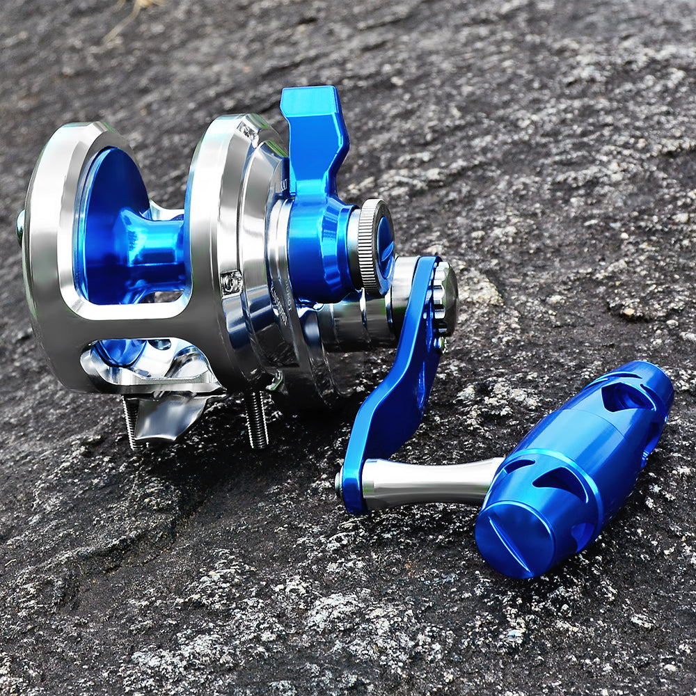 KATUYSHA  All Aluminum Saltwater Jigging Reels CNC Precision Processed Fishing Reels 500 Size Trolling Reels