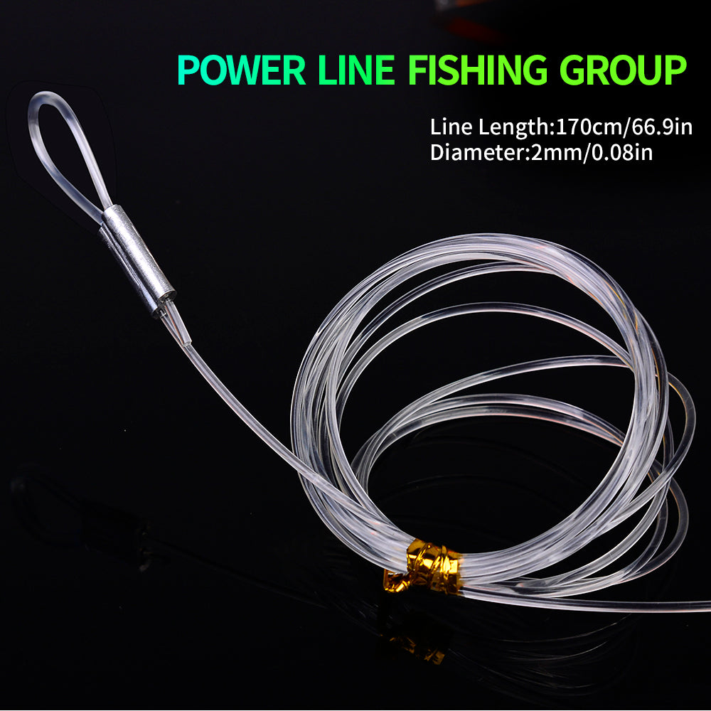 KATYUSHA Squid Trolling Lure, 96g, 23cm, 6PCS Set, with 8/0# Hook &amp; 170cm Leader