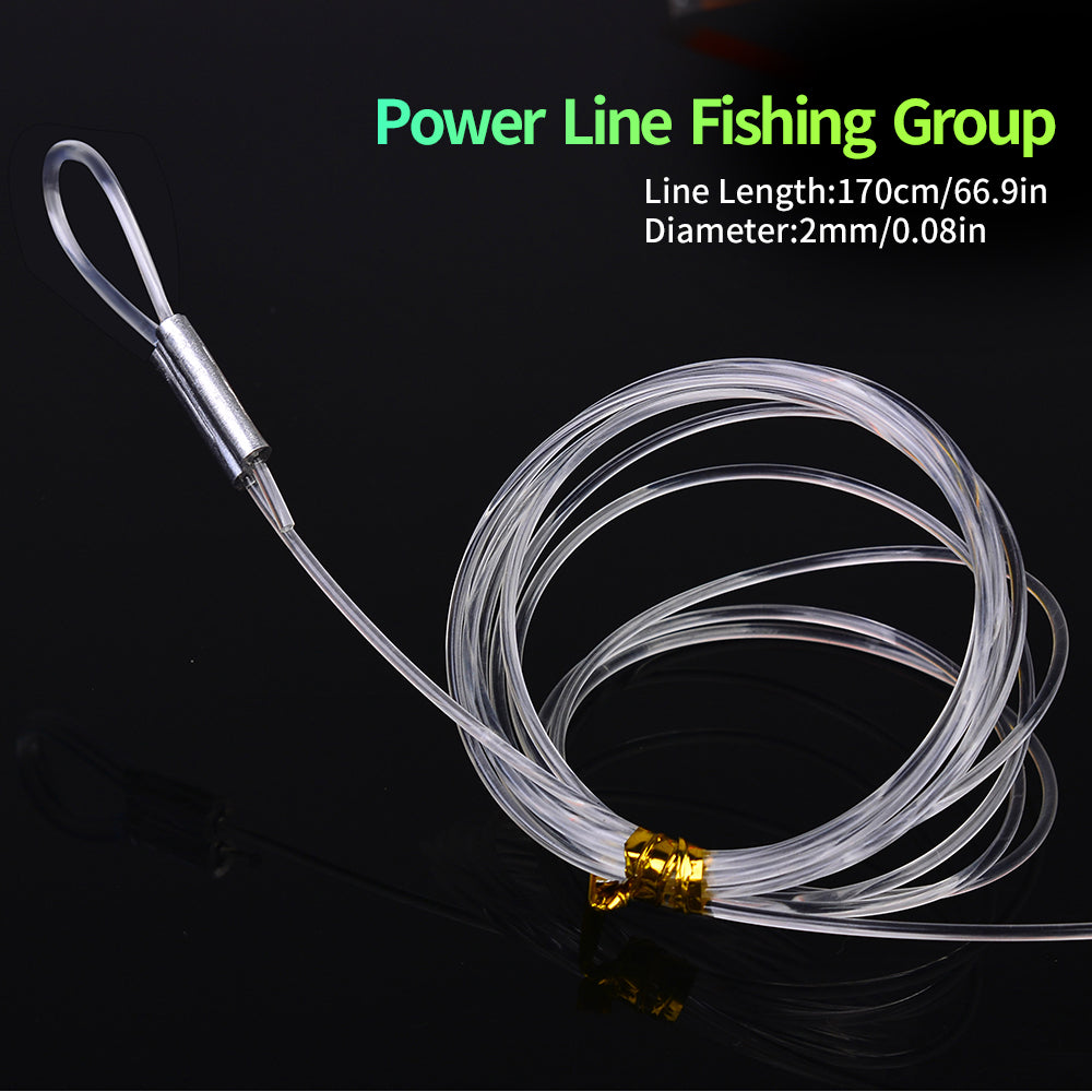 KATYUSHA Squid Trolling Lure, 48g / 15cm, Pre-Rigged with 6/0# Hook &amp; 170cm Leader, Fluorescent Green Squid Trolling Bait