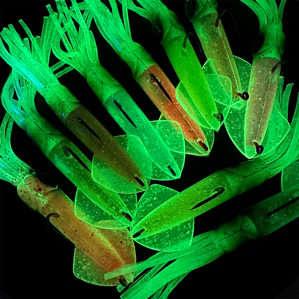 KATYUSHA Squid Lead Jig Lure, 35.5g/47.2g / 13.5cm, Pre-Rigged Single Hook&nbsp;