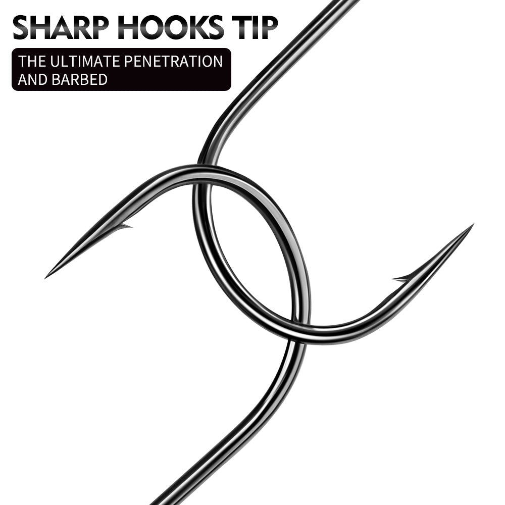 PROBEROS JIG088 Fish Head Jig Hooks, 9g-40g Lead Head Hooks for Soft Lures