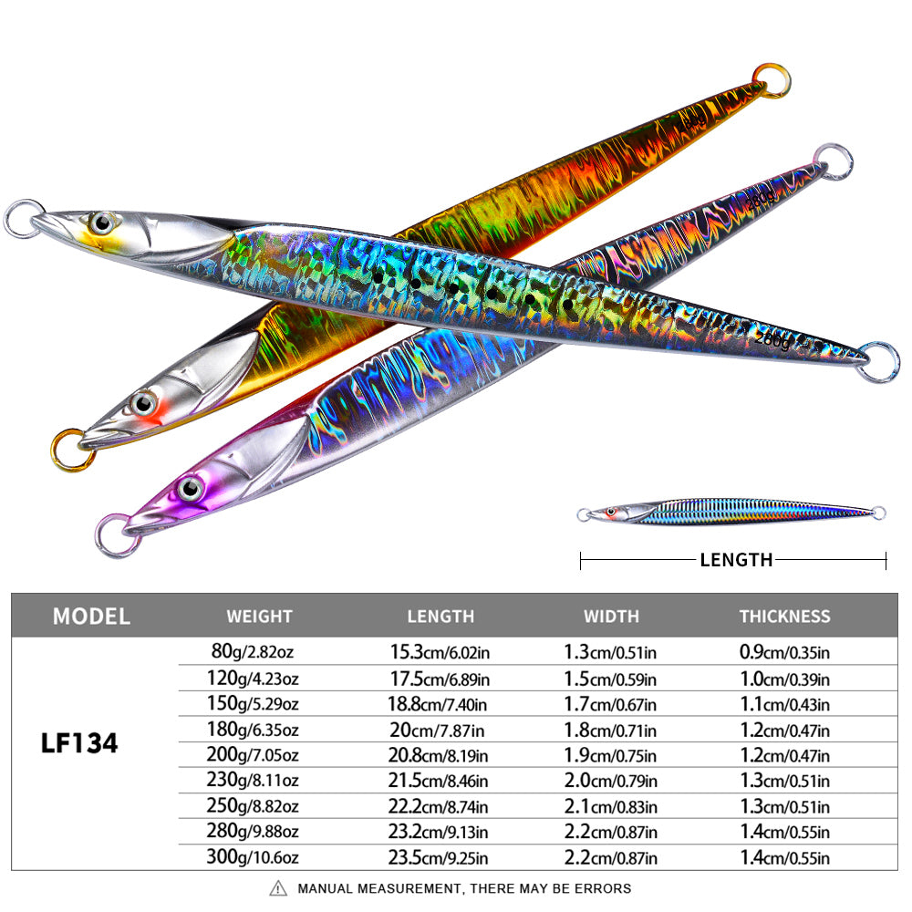 KATYUSHA   Metal Fishing Lure 180-200-230-250-280g Artificial Jig Baits Hard Wobblers Fast Trolling  Jigging Sea pesca Isca 1PC