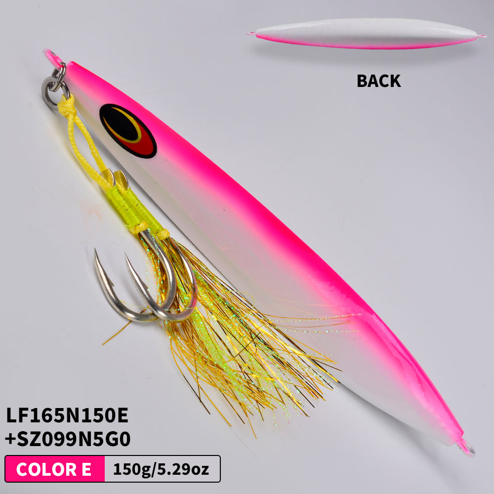 KATUYSHA  Metal Jig Fishing Lure Swimbait Spinner Sea Tackle Kit Pesca Artificial Bait Cast 3D Laser Wobbler Pike Spoon Carp Hook（ with Assist Hook）
