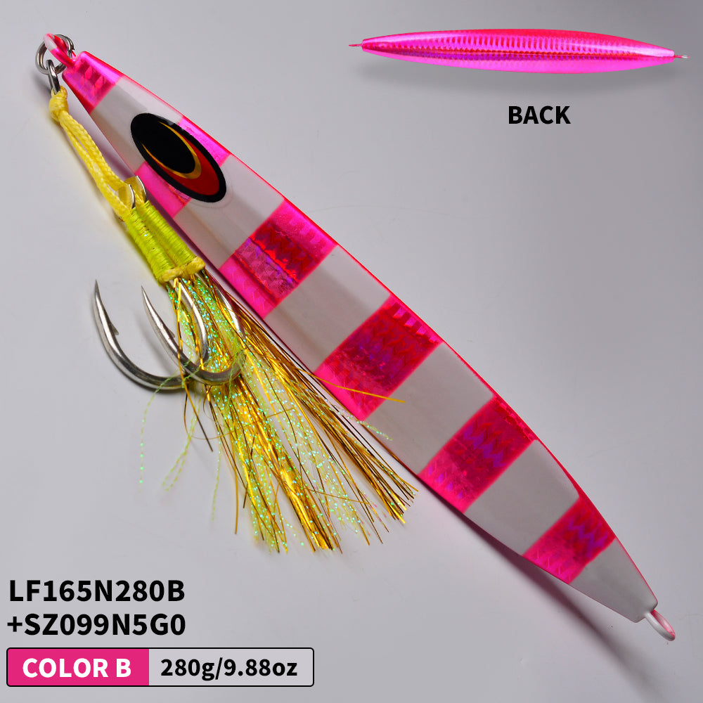 KATUYSHA  Metal Jig Fishing Lure Swimbait Spinner Sea Tackle Kit Pesca Artificial Bait Cast 3D Laser Wobbler Pike Spoon Carp Hook（ with Assist Hook）